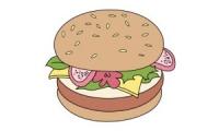 Cum să desenezi un hamburger