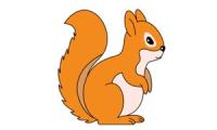 Cum se desenează o veveriță