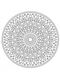 Mandala brad de Crăciun