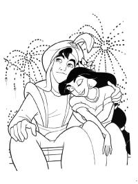 Aladdin și prințesa Jasmine