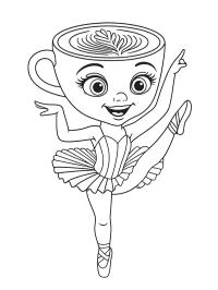 Balerina Cappuccina dansează
