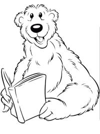 urs care citeşte o carte