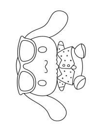Cinnamoroll cu ochelari