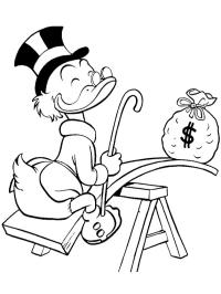 Scrooge McDuck cu bani