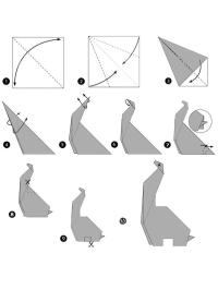 Cum să faci un dinozaur de hârtie