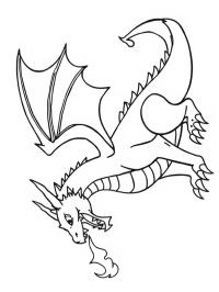 Dragon care scuipă foc