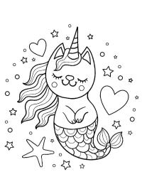 Pisică Sirenă Unicorn