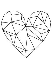 Inimă geometrică