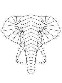 Elefant geometric