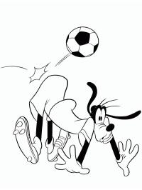 Goofy joacă fotbal