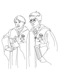 Harry Potter și Ron Weasley