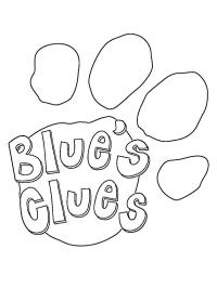 Forma labei de câine Blue's Clues