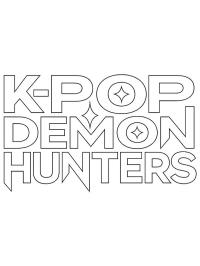 Logo Fetele Kpop la vânătoare de demoni