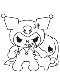 Kuromi îl apără pe Cinnamoroll