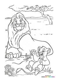 Regele Leilor Mufasa şi Simba