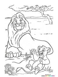 Regele Leilor Mufasa şi Simba