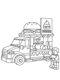 LEGO tonetă de burgeri