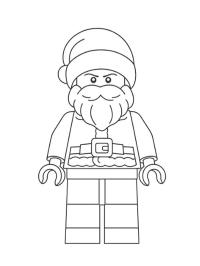 Figurină LEGO Moș Crăciun