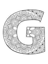 Mandala litera G
