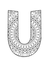 Mandala litera U
