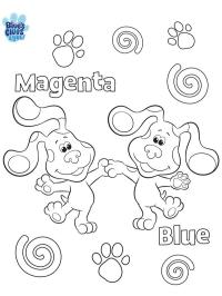 Magenta și Blue