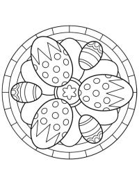 Mandala ouă de Paște