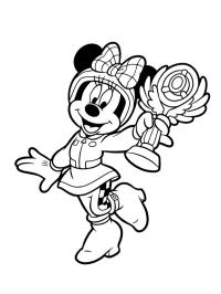Minnie Mouse de la cursele roadster