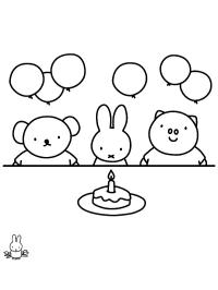Miffy își sărbătorește ziua de naștere