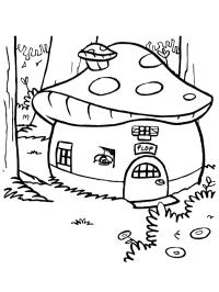 Casa în formă de ciupercă a Gnomului Plop