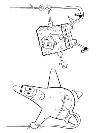Patrick Stea și Spongebob