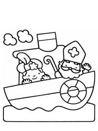 Piet și Moșul pe vaporul cu aburi