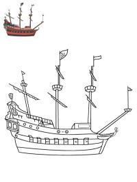 Nava de pirați a căpitanului Hook