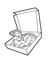 pressure Have a bath philosophy Planse de colorat Pizza | Imprima gratuit coli de desenat si planse de  colorat