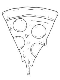 Felie de pizza pepperoni