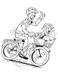 Samson și Gert pe bicicletă
