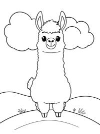 Alpaca drăguță
