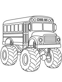 Monster truck autobuz școlar