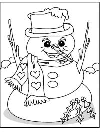 Om de zăpadă