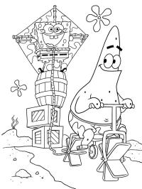 Spongebob Pantaloni Pătrați și Patrick Stea