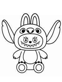 Stitch ca Labubu