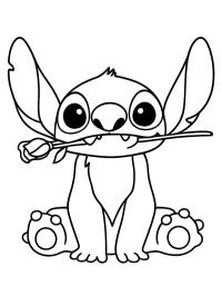 Stitch cu trandafir