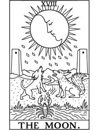 Cartea de tarot Luna