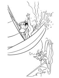 Tom și Jerry windsurfing