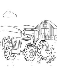 Tractor cu animale