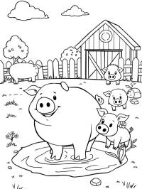 Porci la fermă