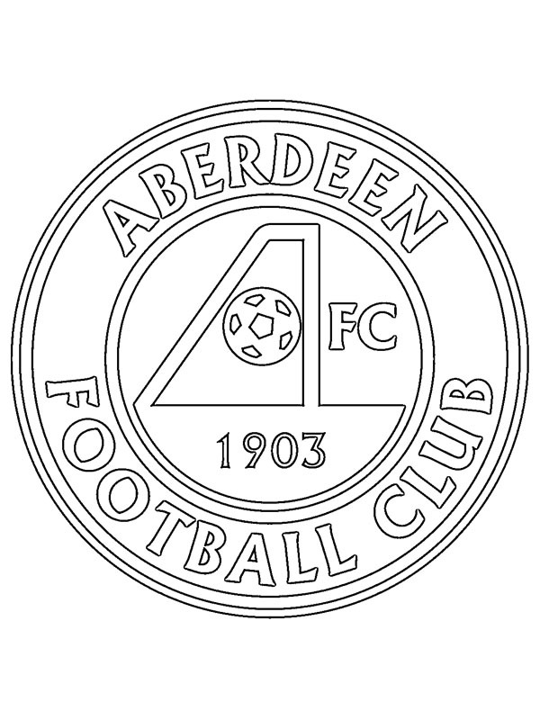 Aberdeen FC de colorat