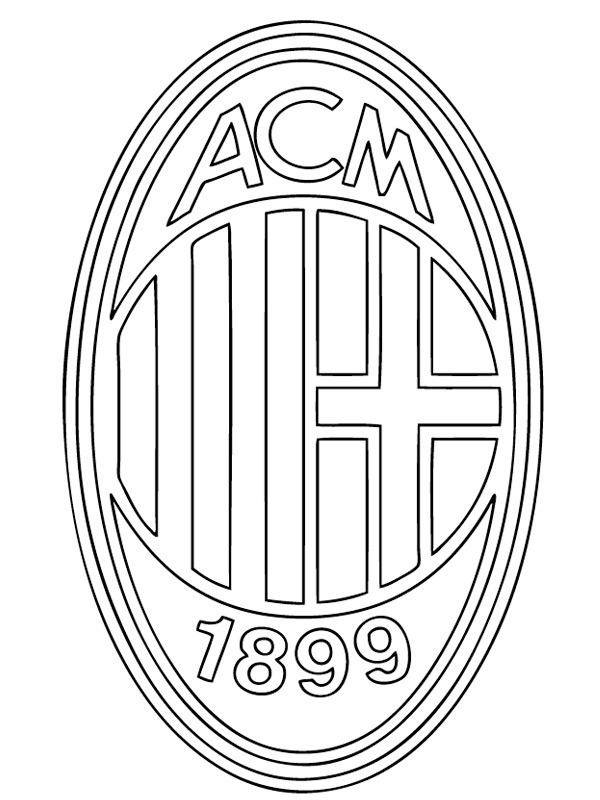 AC Milan de colorat