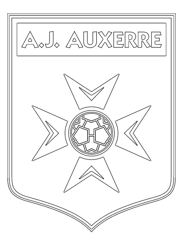 AJ Auxerre de colorat