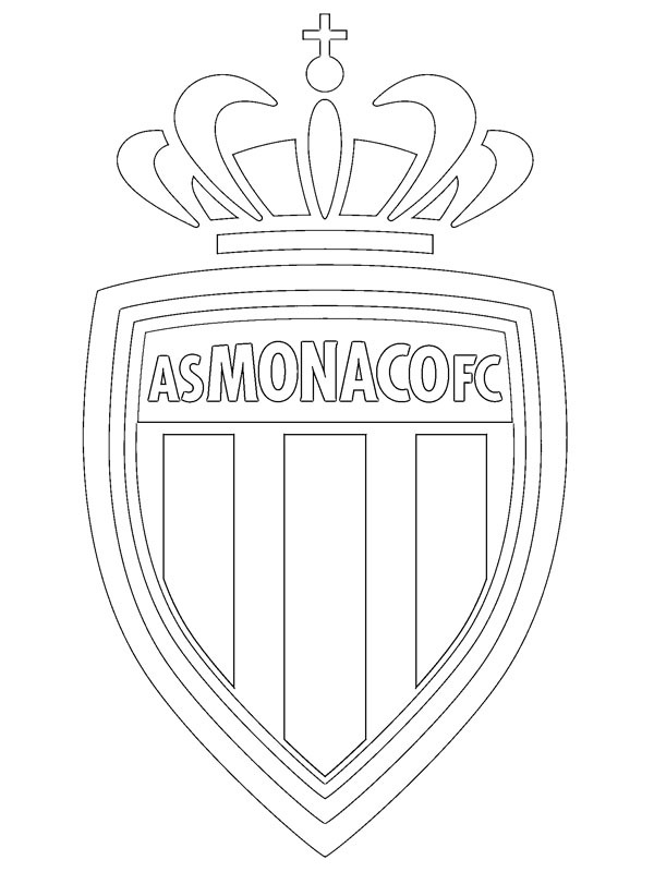 AS Monaco FC de colorat