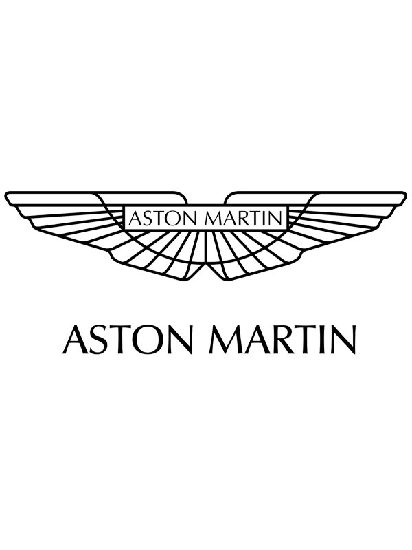 Logo Aston Martin de colorat